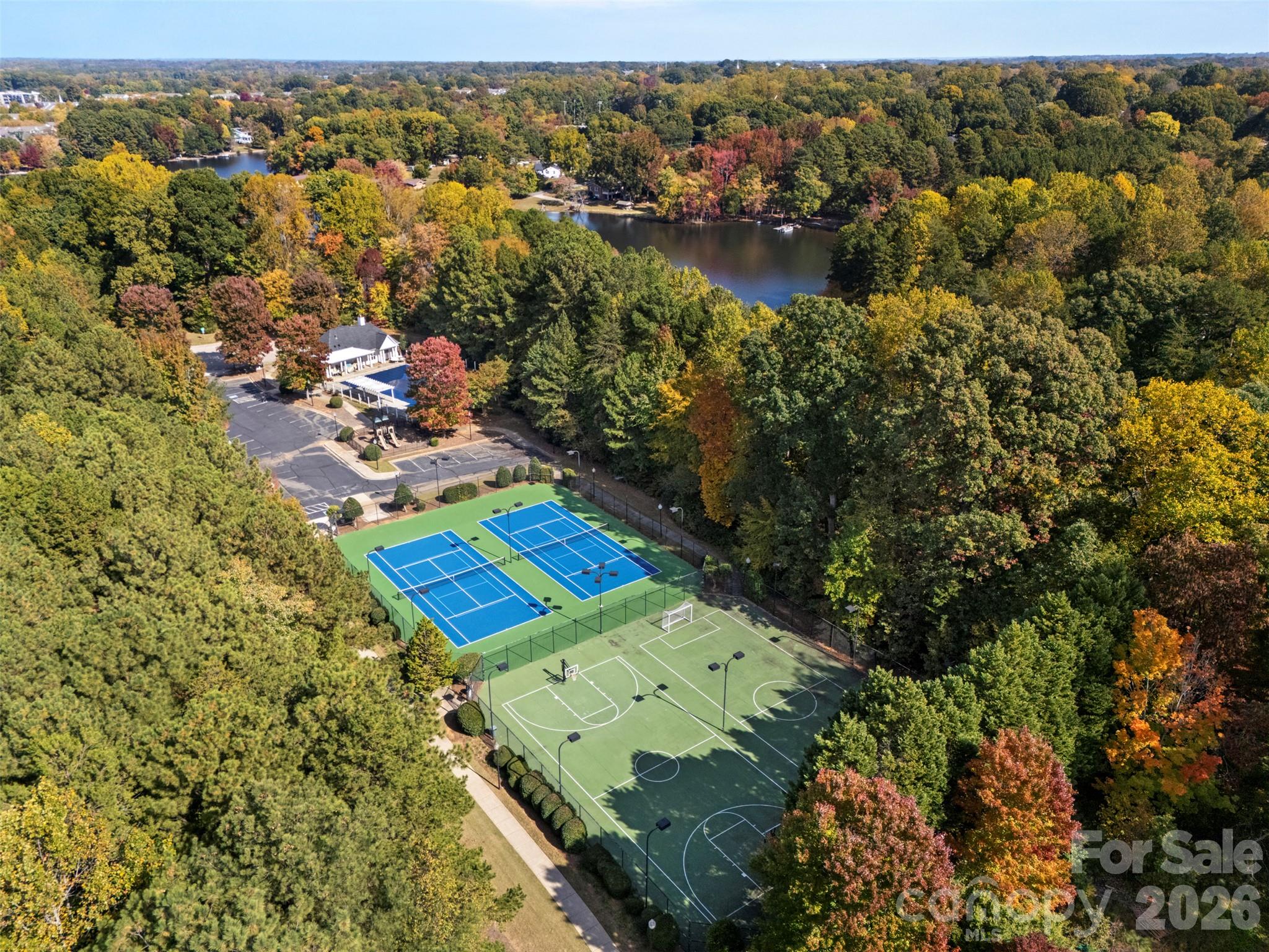 Amenities are tucked at the back of the neighborhood, close to Lake Cornelius 19040 Victoria Bay Drive - 18912 Harbor Cove Drive, Cornelius
