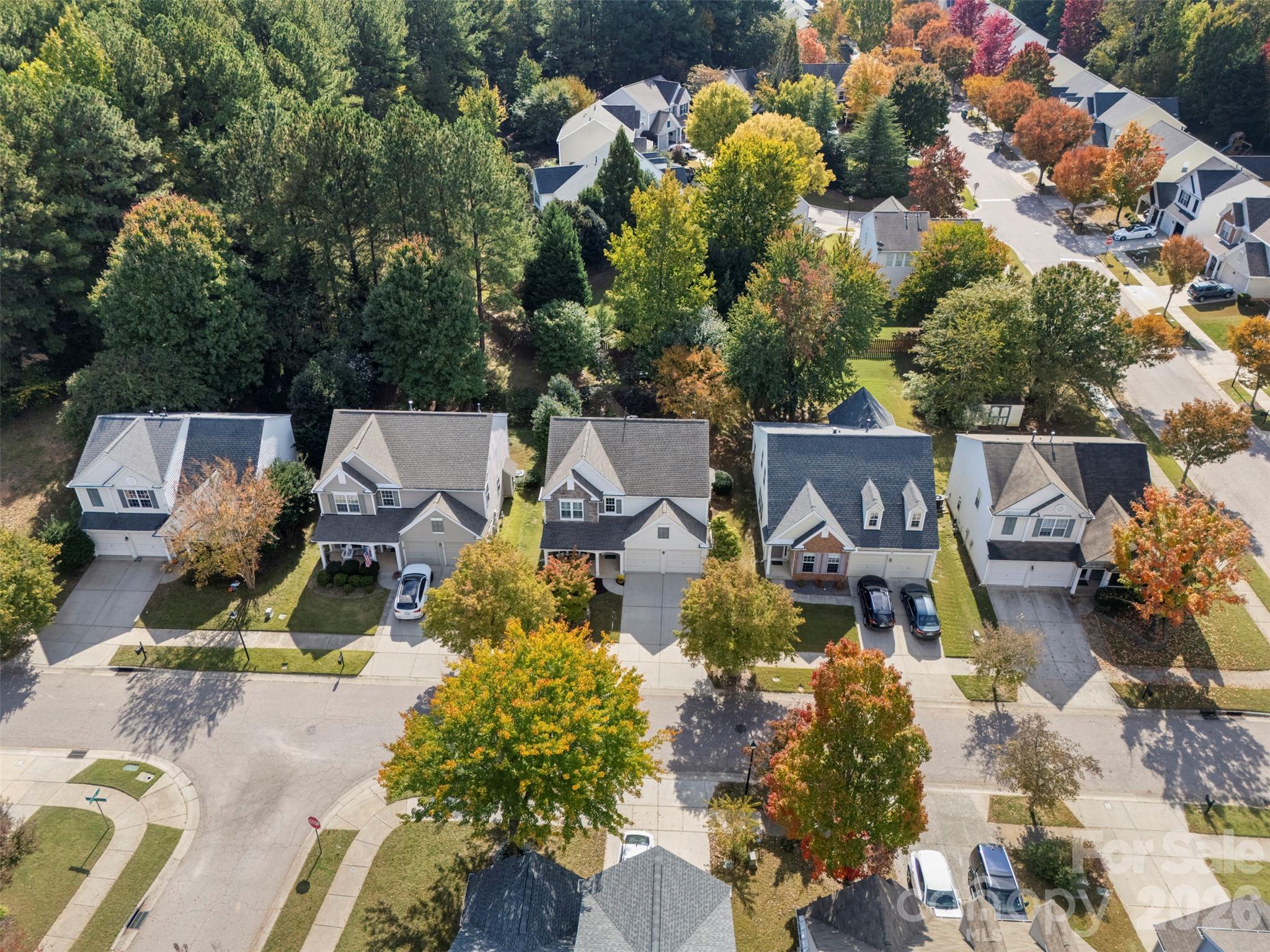 Aerial view of lot orientation - 18912 Harbor Cove Drive, Cornelius
