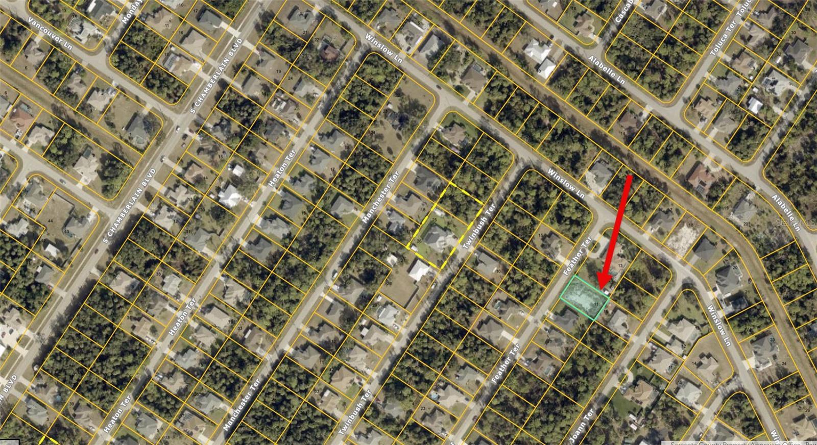 Land at 4016 FEATHER TER, NORTH PORT, photo 4 of 4