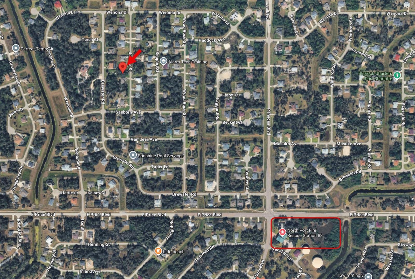 Land at 1511 JUSTICA ST, NORTH PORT, photo 3 of 4