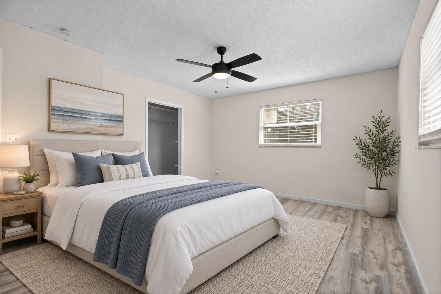 Virtually Stages Upstairs 4th Bedroom - 3579 BALI DR, SARASOTA