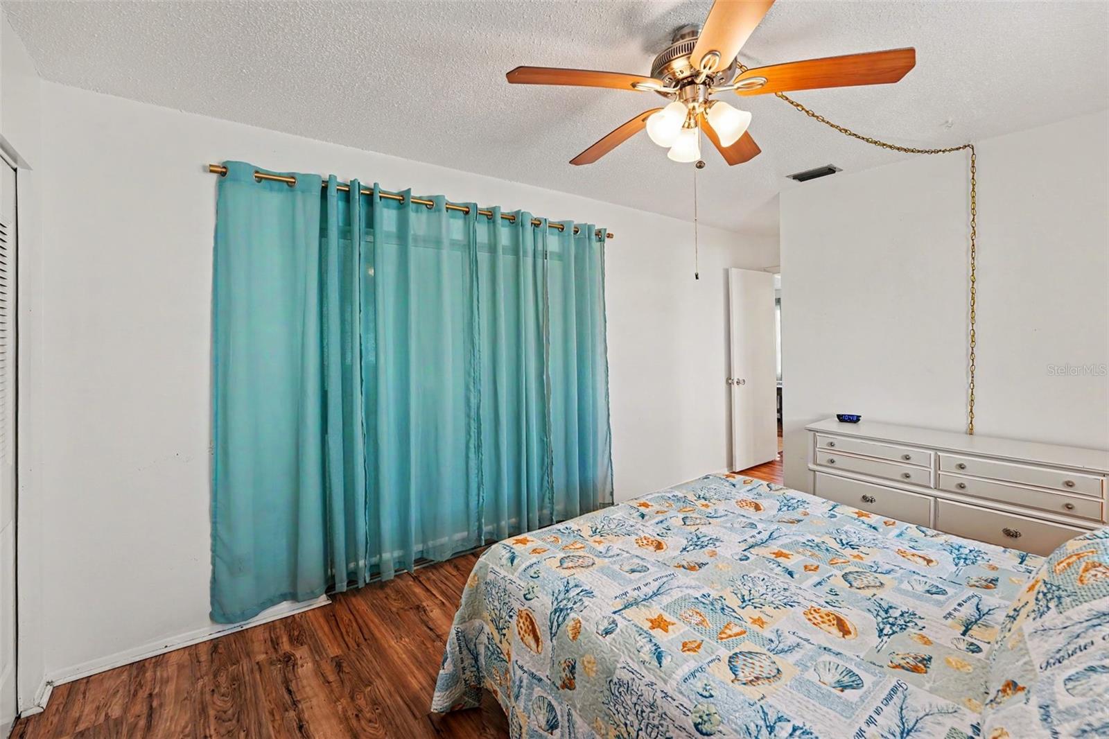 Primary Bedroom with Ceiling Fan - 3474 101ST TER N, PINELLAS PARK