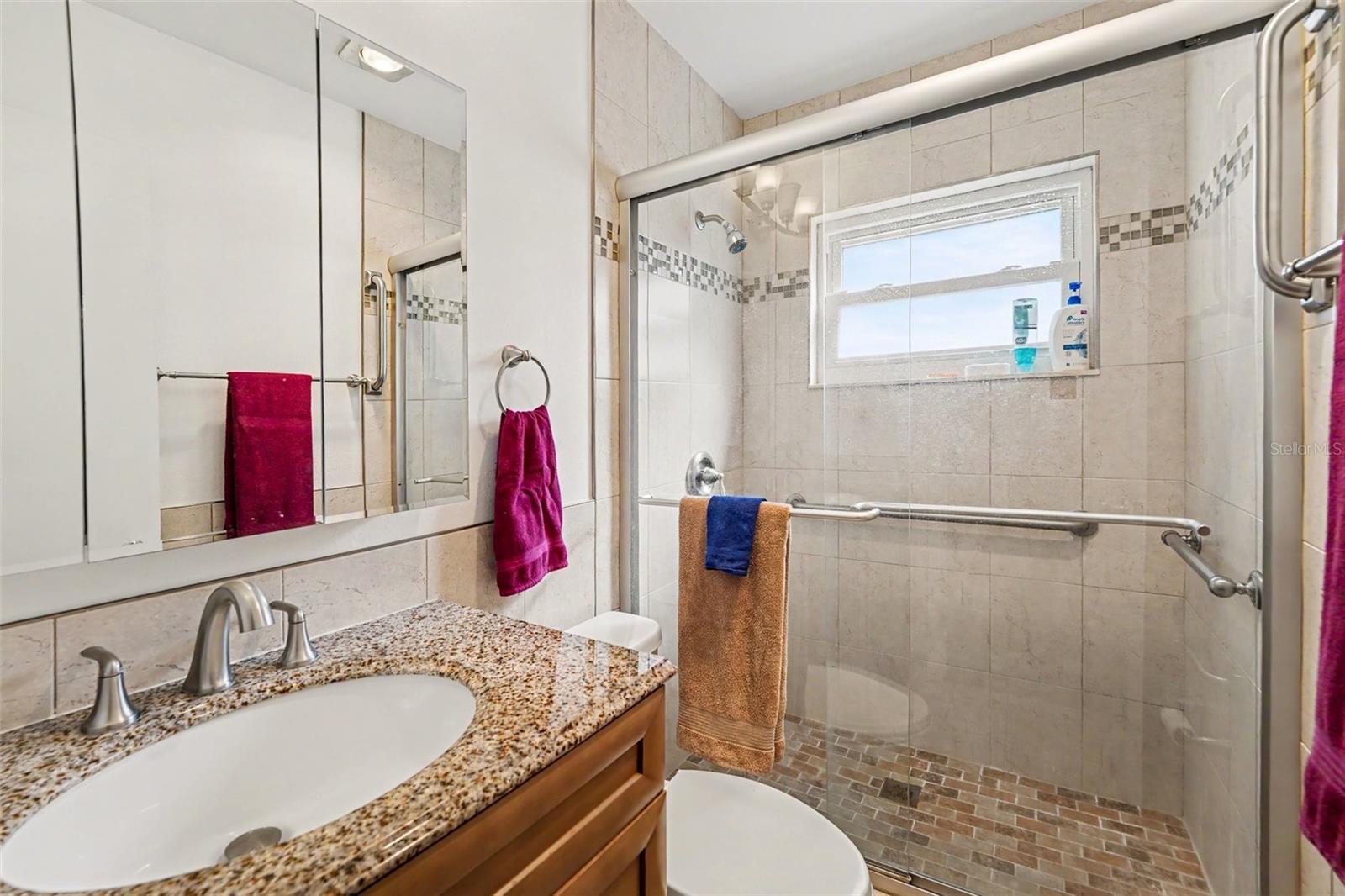 Primary En Suite Bath Room with Walk-in Shower - 3474 101ST TER N, PINELLAS PARK