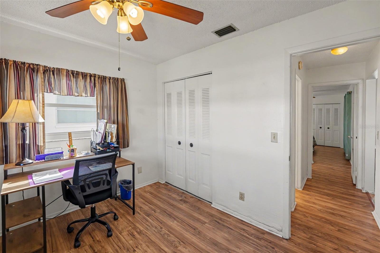 2nd Bedroom with Ceiling Fan - 3474 101ST TER N, PINELLAS PARK