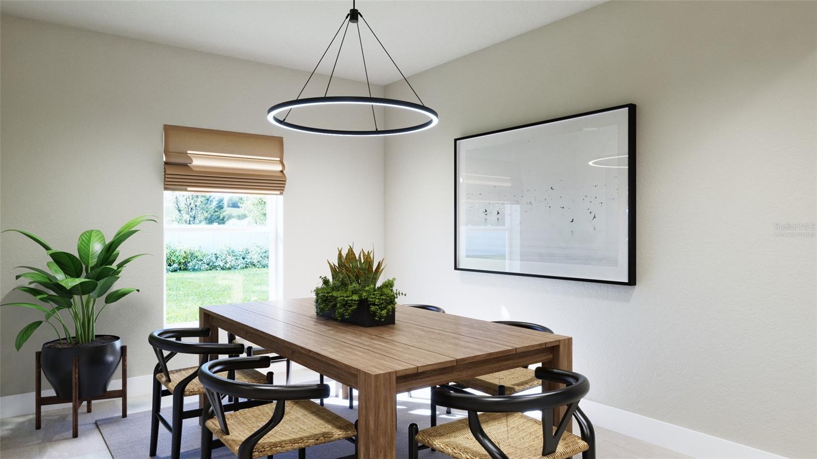 Dining Room Rendering (Virtually Staged) - 1827 LINK LOOP, ST CLOUD