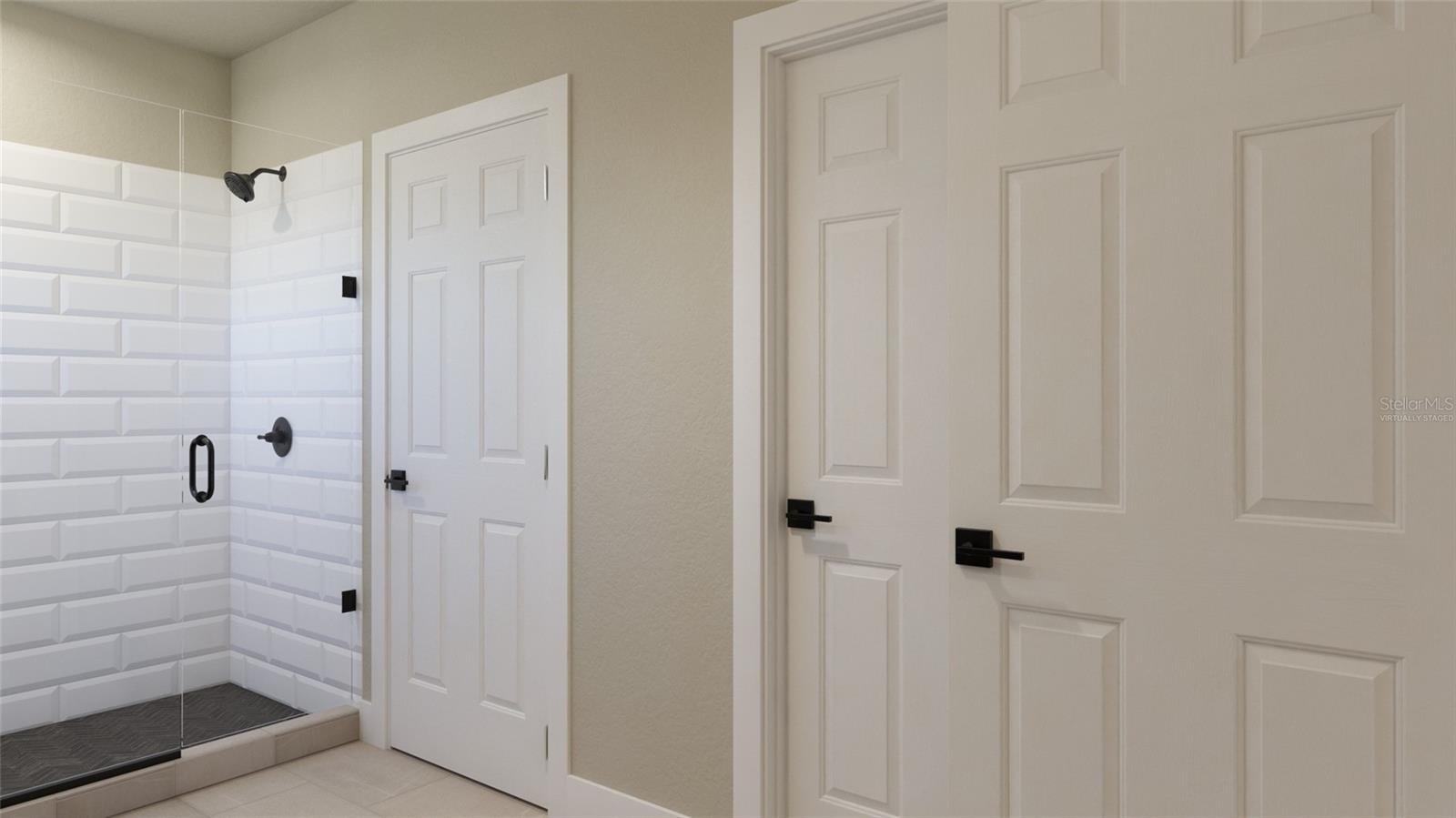 Primary Bathroom Rendering (Virtually Staged) - 1827 LINK LOOP, ST CLOUD