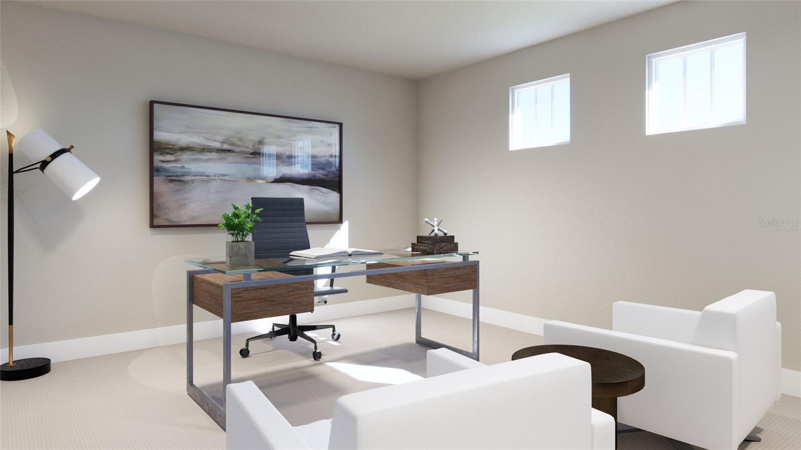 Media Room Rendering (Virtually Staged) - 1827 LINK LOOP, ST CLOUD