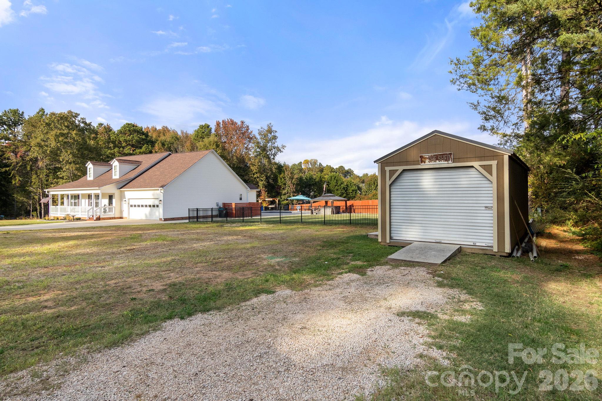 One of two storage sheds on the property - 862 Tirzah Road, York