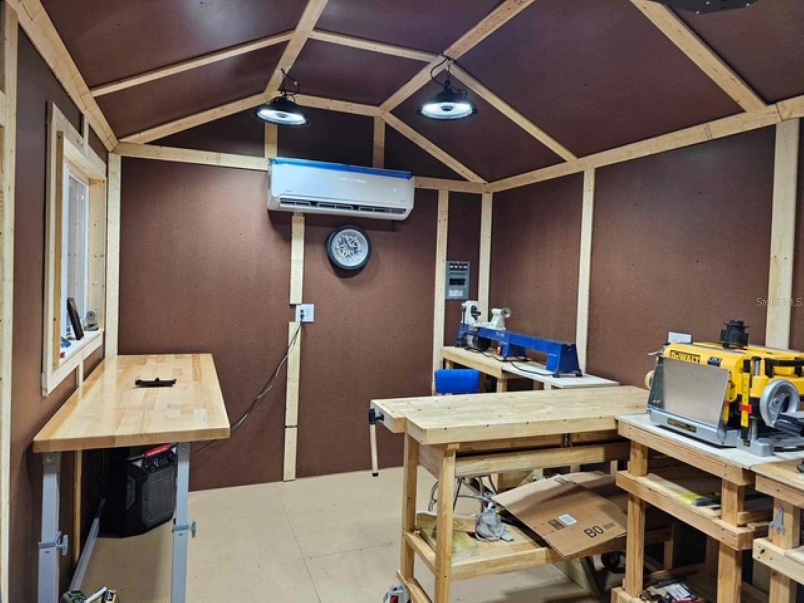 Climate controlled Workshop Interior - 10209 N LOLA ST, TAMPA