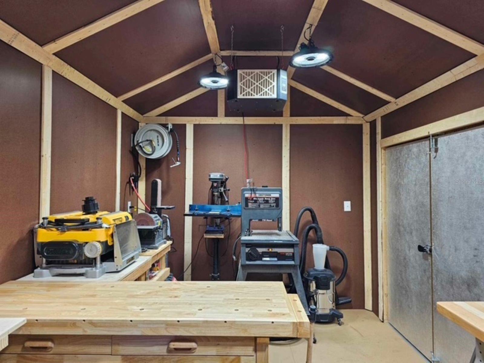 Climate controlled Workshop Interior - 10209 N LOLA ST, TAMPA