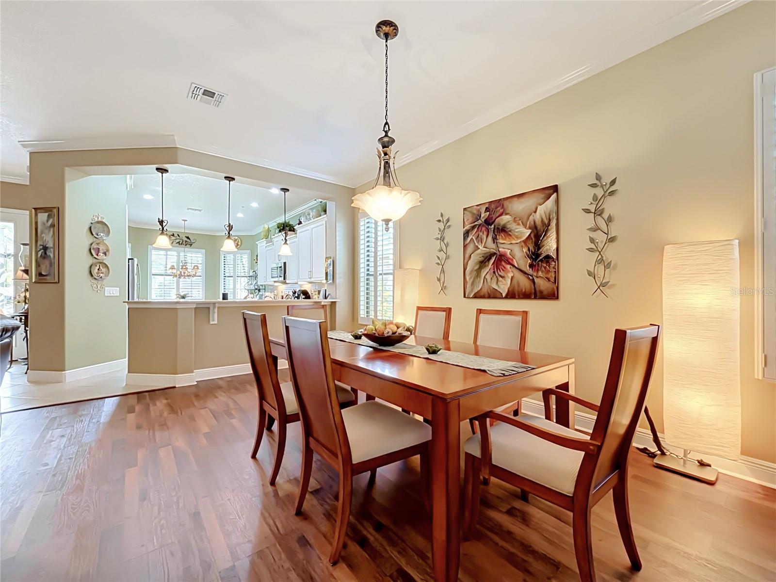 Dining Area w/ LVP Flooring - 265 INDIAN WELLS AVE, POINCIANA