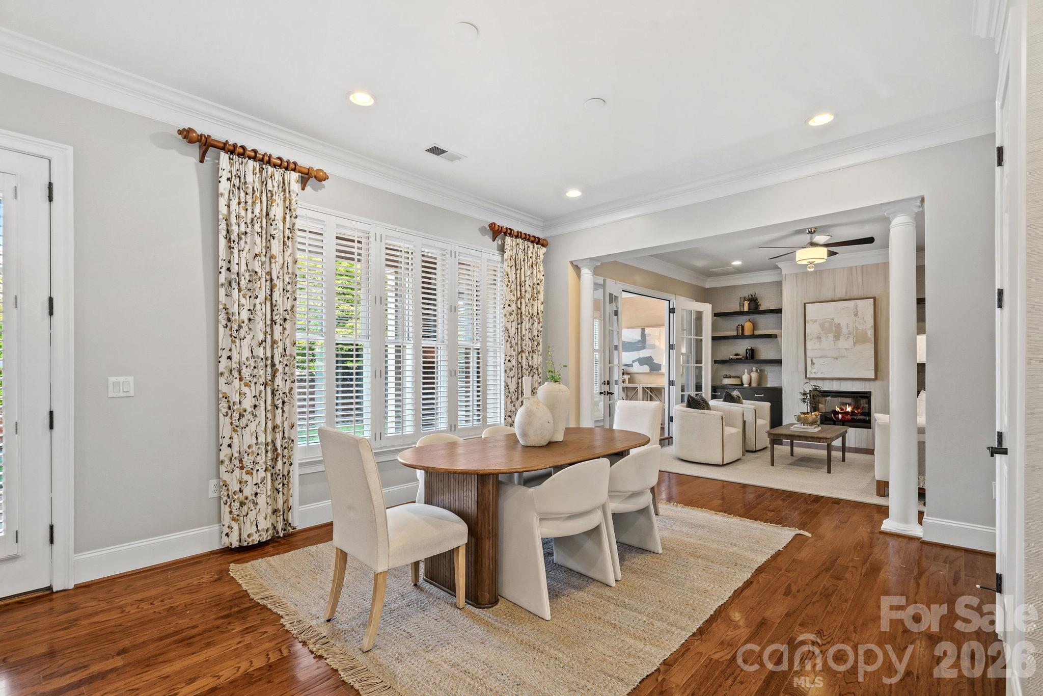 Breakfast area - 6830 Louisburg Square Lane, Charlotte