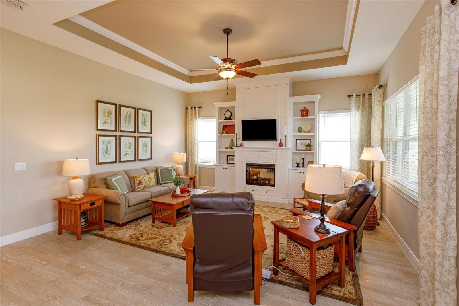 Beautiful Tile Plank Flooring Enhances the Space Throughout - 5663 SW 92ND AVENUE RD, OCALA