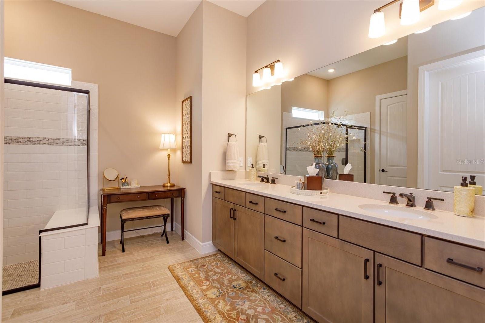 Spacious Primary Bath with Dual Sinks - 5663 SW 92ND AVENUE RD, OCALA