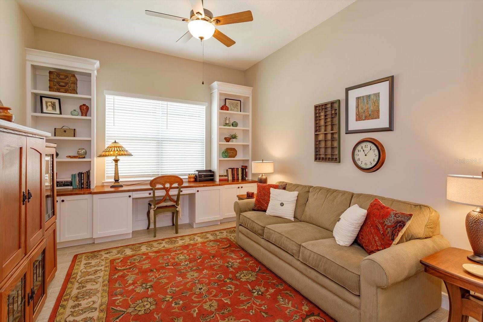 Flex/Den/Office with Custom Cabinets, Shelving and Desk - 5663 SW 92ND AVENUE RD, OCALA