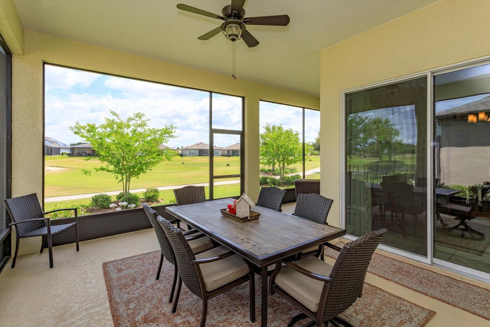 Screened Lanai with Private Golf Course View - 5663 SW 92ND AVENUE RD, OCALA