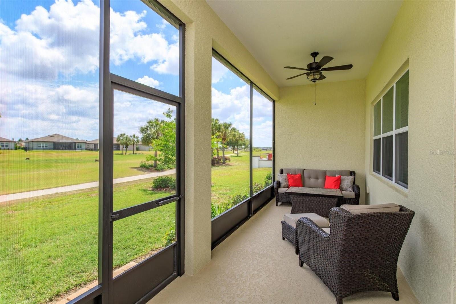 Screened Lanai with Private Golf Course View - 5663 SW 92ND AVENUE RD, OCALA