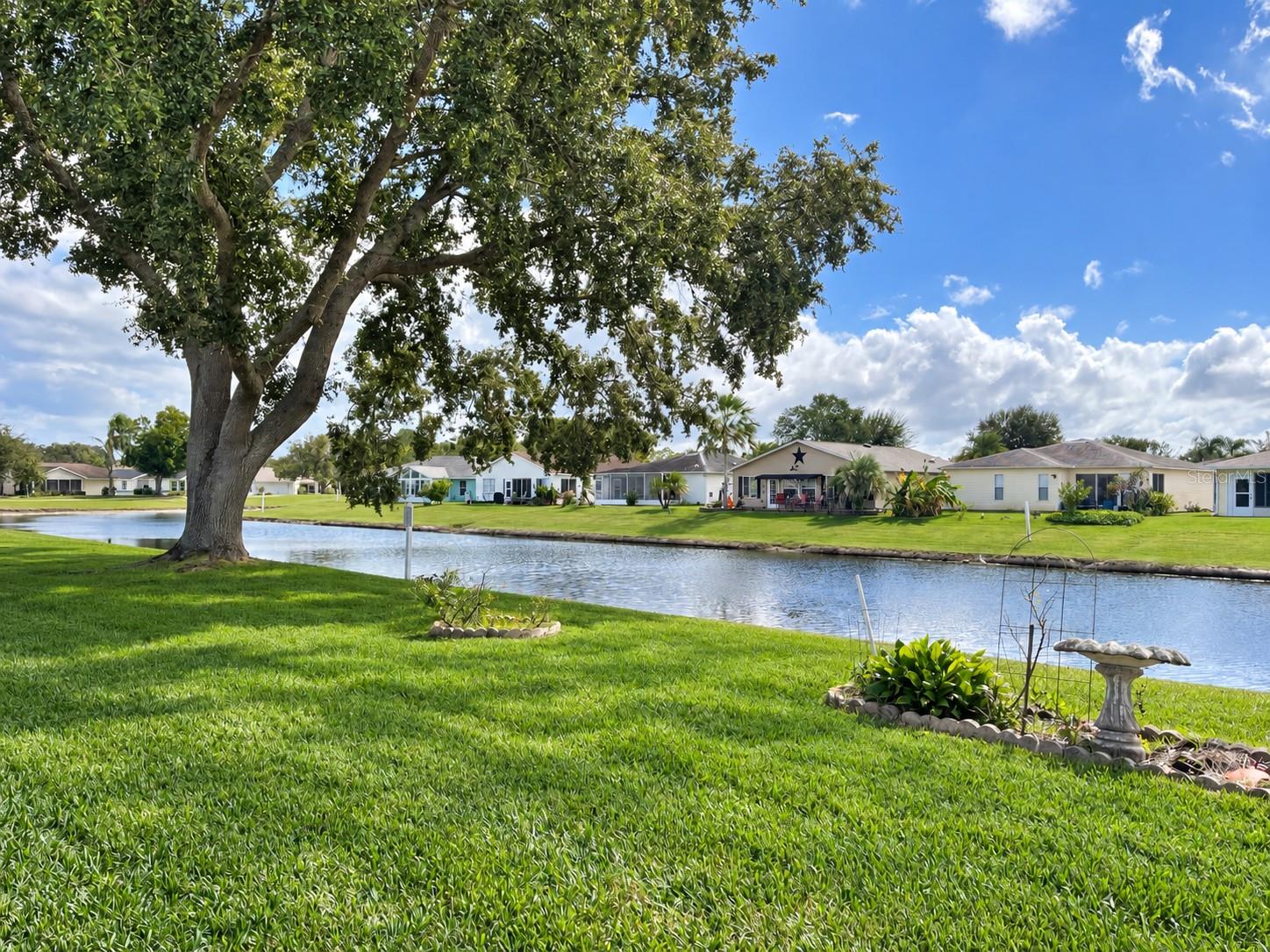Rear View of Pond - 124 TRAILWOOD DR, LEESBURG