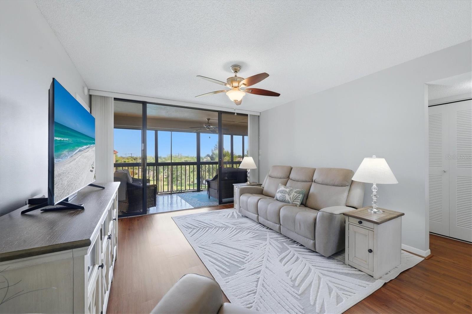 Looking out to the lanai - 21405 OLEAN BLVD #434, PORT CHARLOTTE