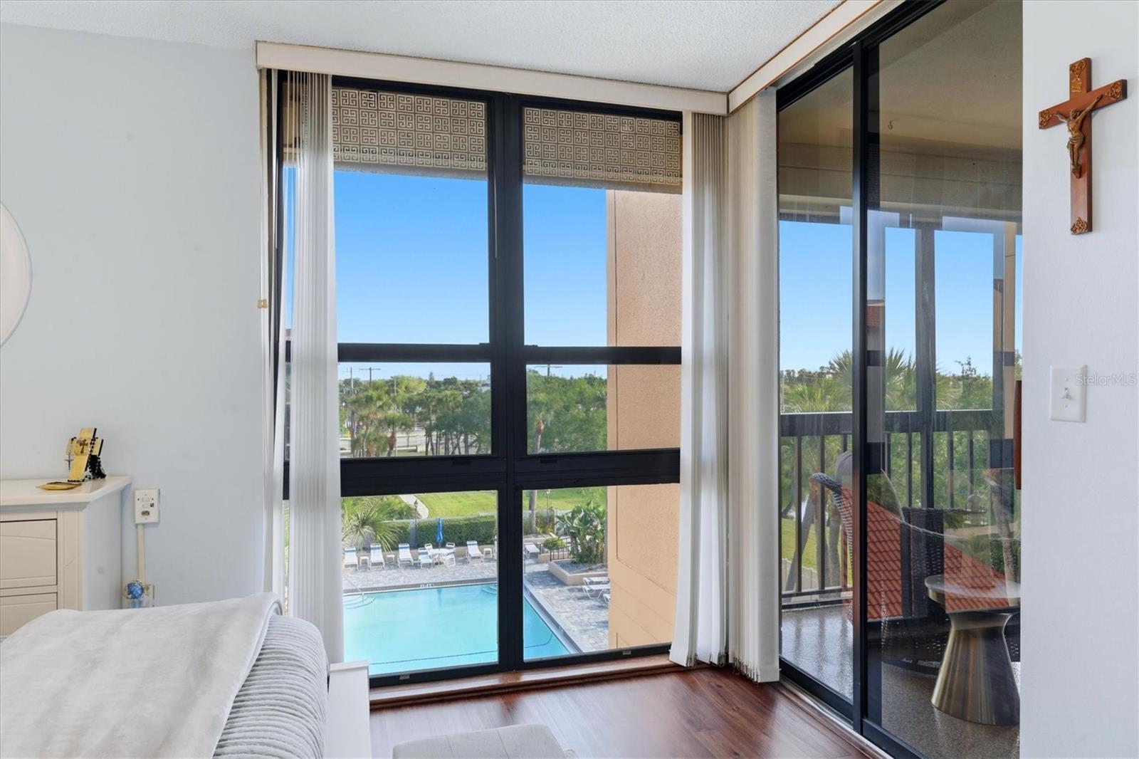 Sliders to Lanai from primary bedroom - 21405 OLEAN BLVD #434, PORT CHARLOTTE