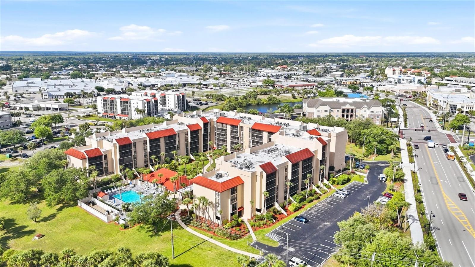 Aerial view of Complex - 21405 OLEAN BLVD #434, PORT CHARLOTTE