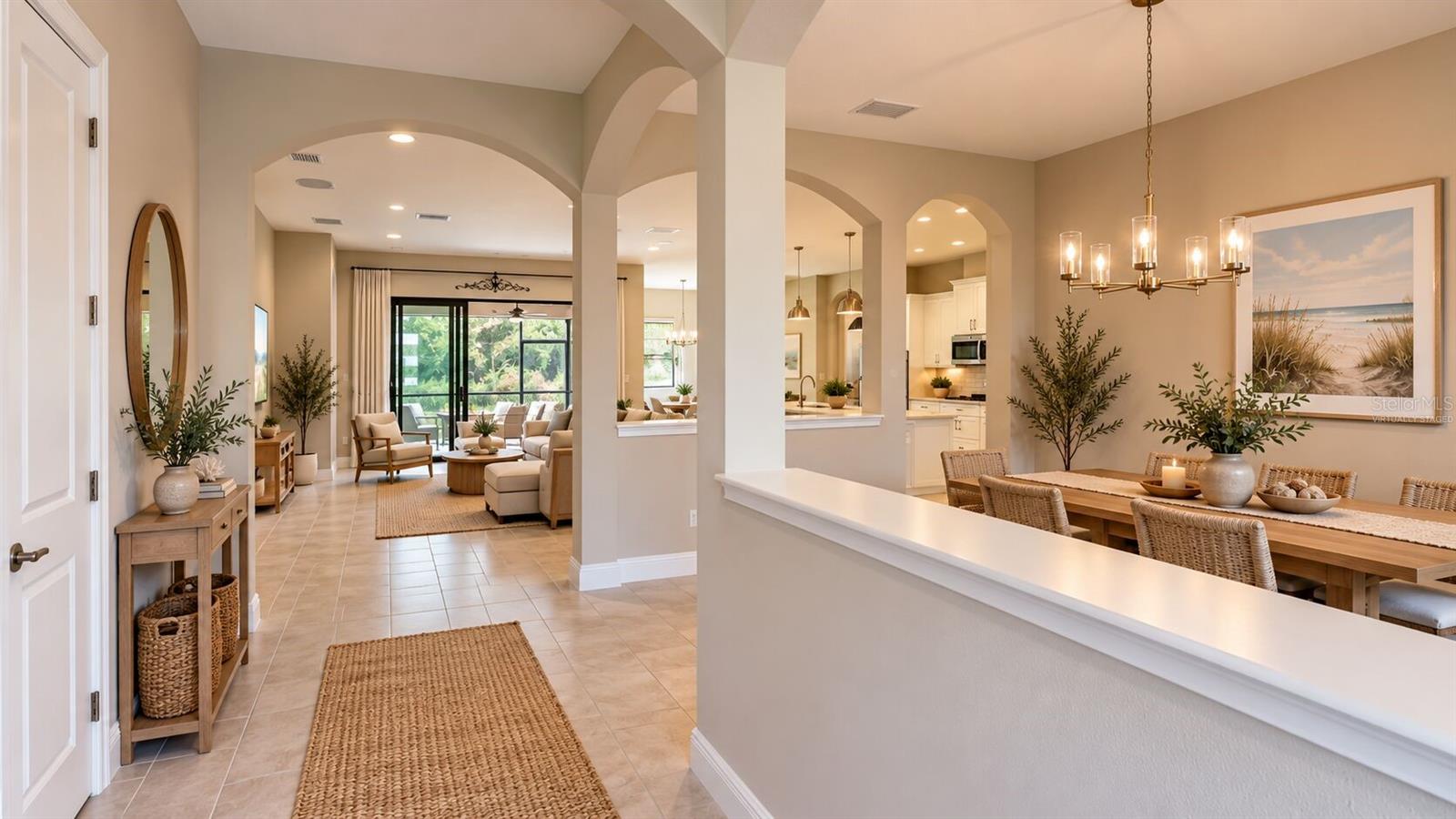 Virtually staged entrance - 3911 GAVIOTA DR, RUSKIN