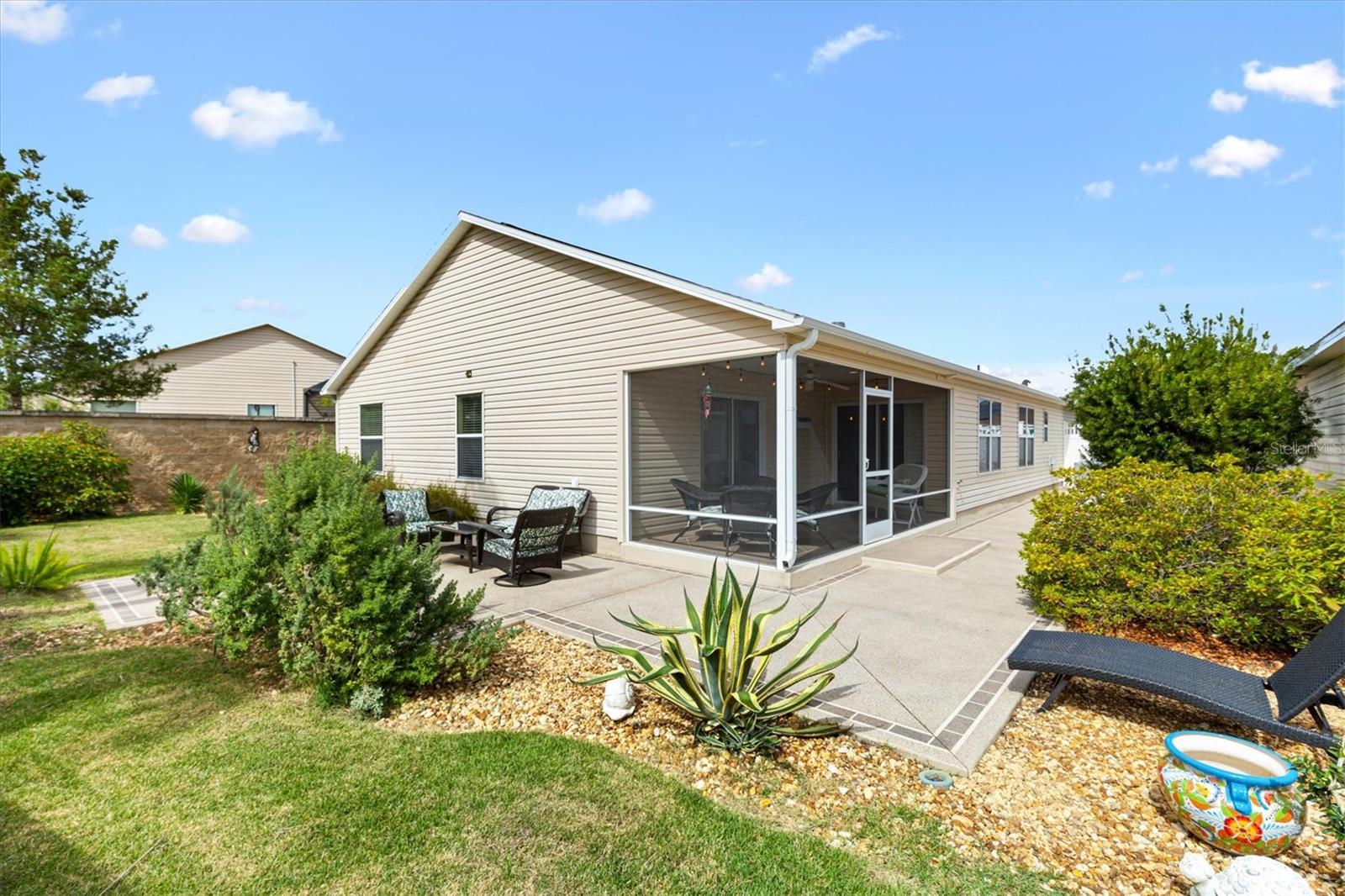 BACK YARD - 2398 FLATWOOD ST, THE VILLAGES