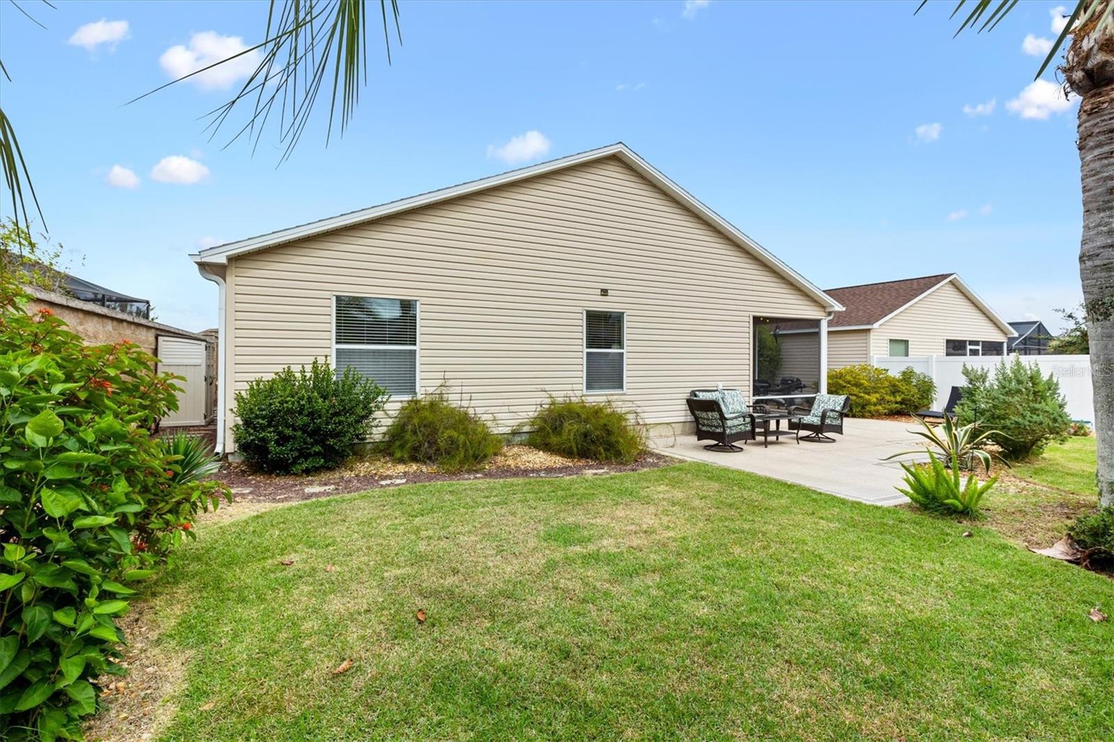 BACK YARD - 2398 FLATWOOD ST, THE VILLAGES