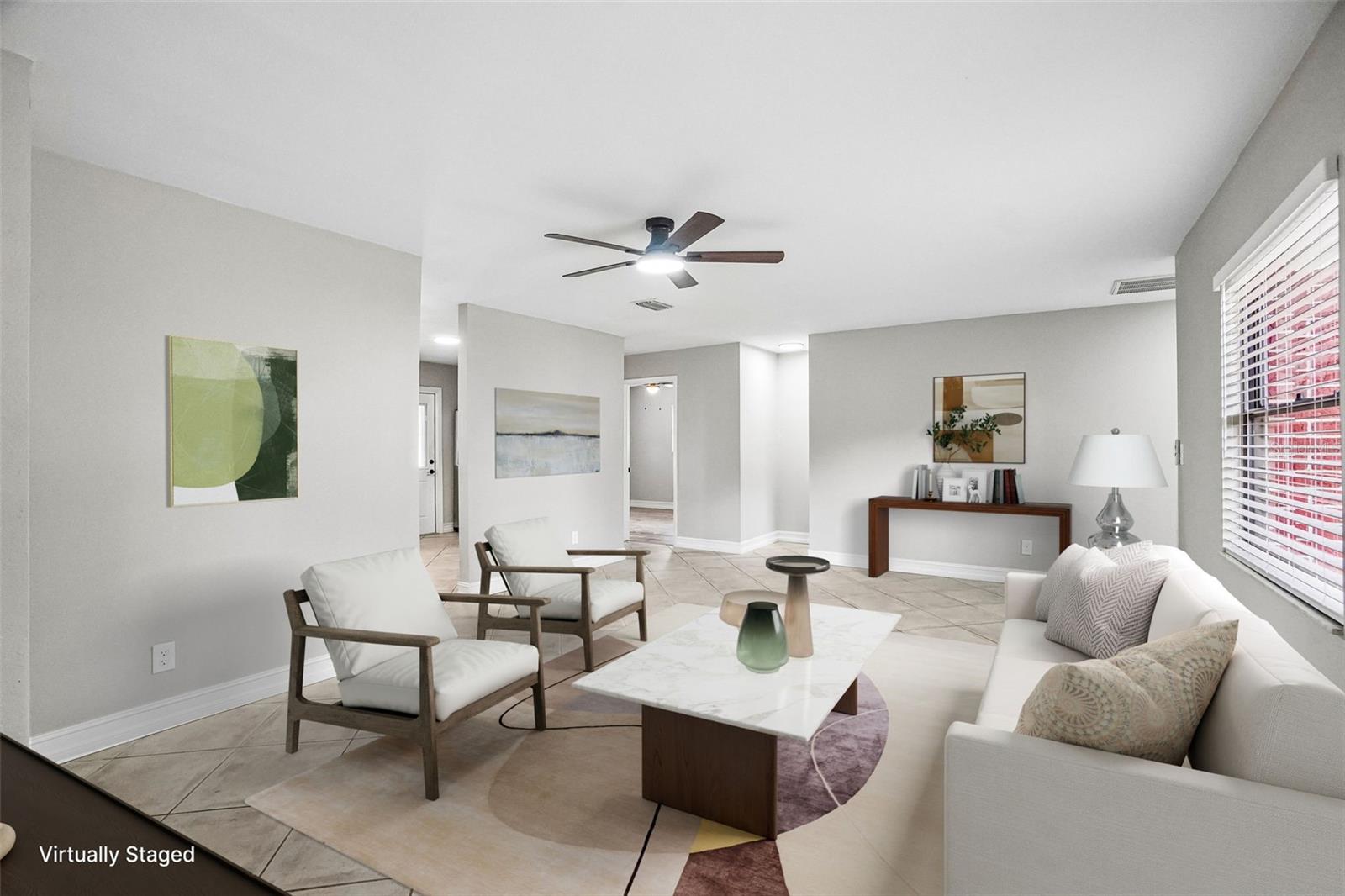Living Room Virtual Vie 3 - 715 PAPAYA DR, TAMPA