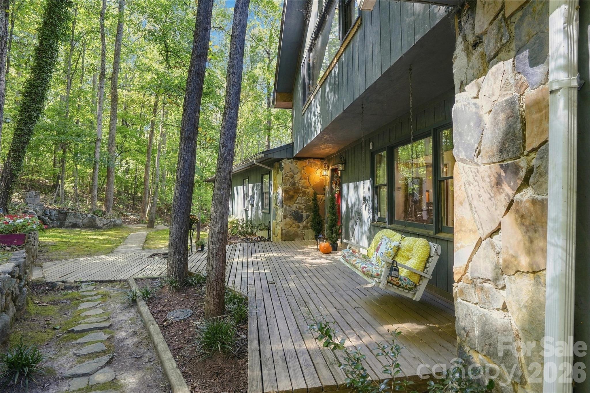 View along front of home - 448 Bethel Hill Road, Clover