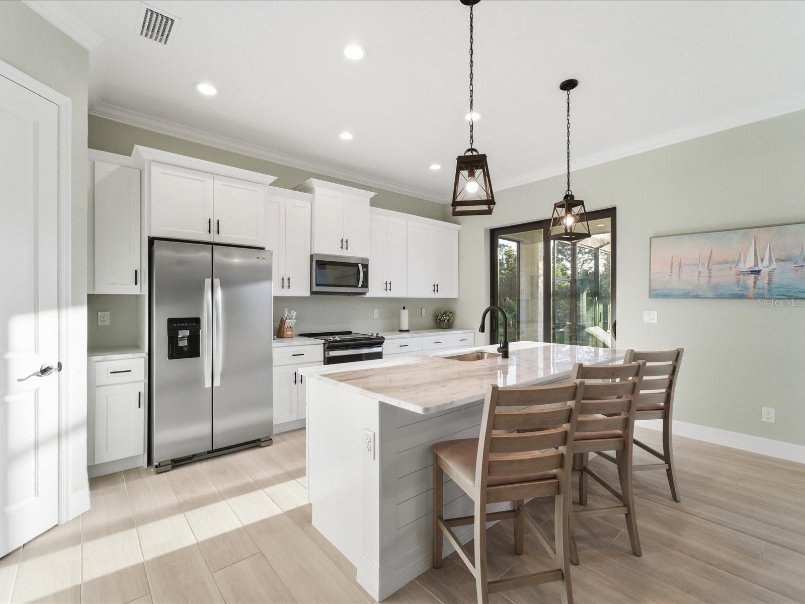 Kitchen has a walk-in pantry - 149 LONG MEADOW LN, ROTONDA WEST