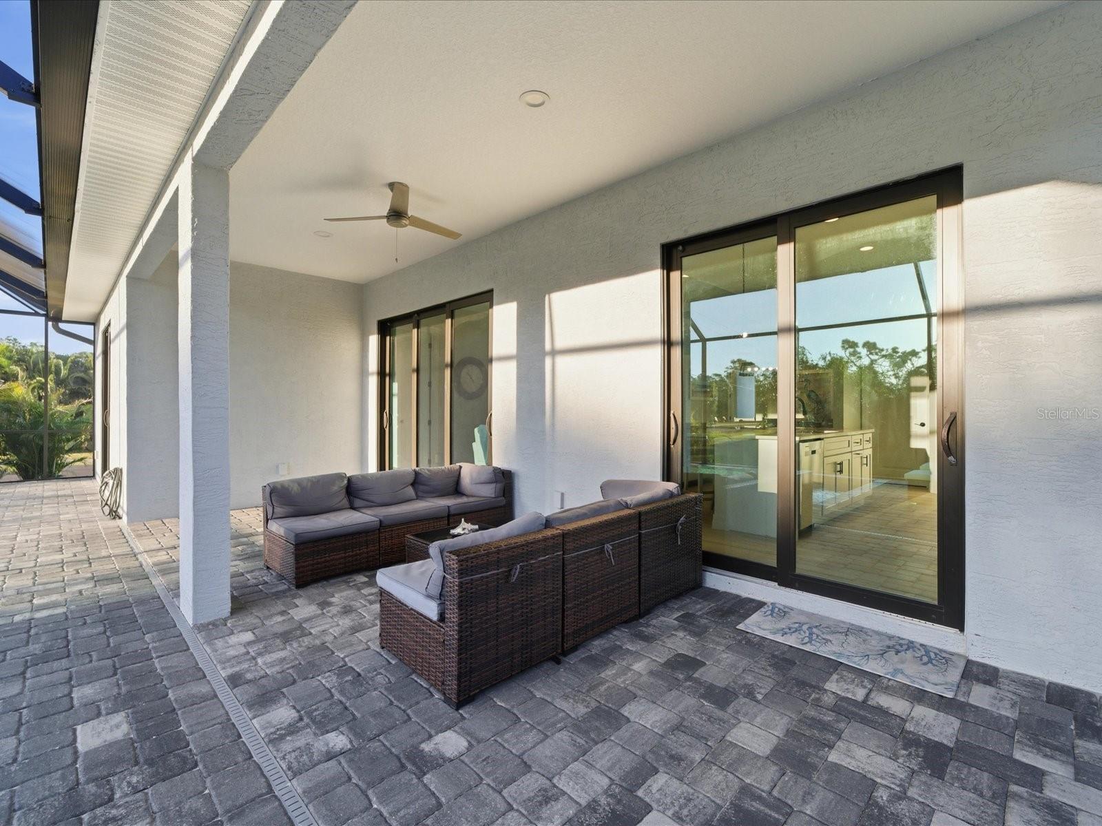 Covered lanai area - 149 LONG MEADOW LN, ROTONDA WEST