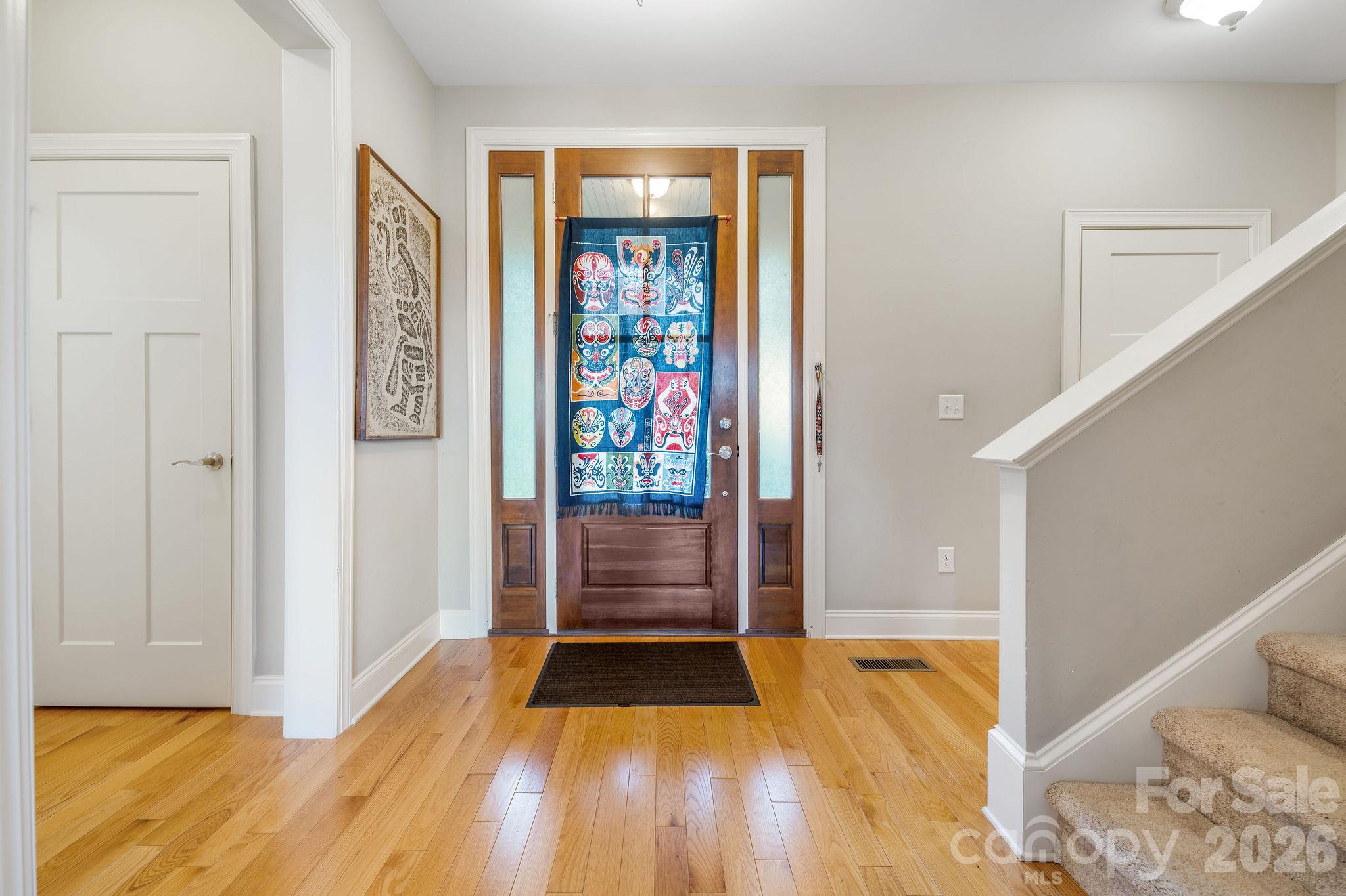 Spacious entry with beautiful front door - 50 Rose Creek Road, Leicester