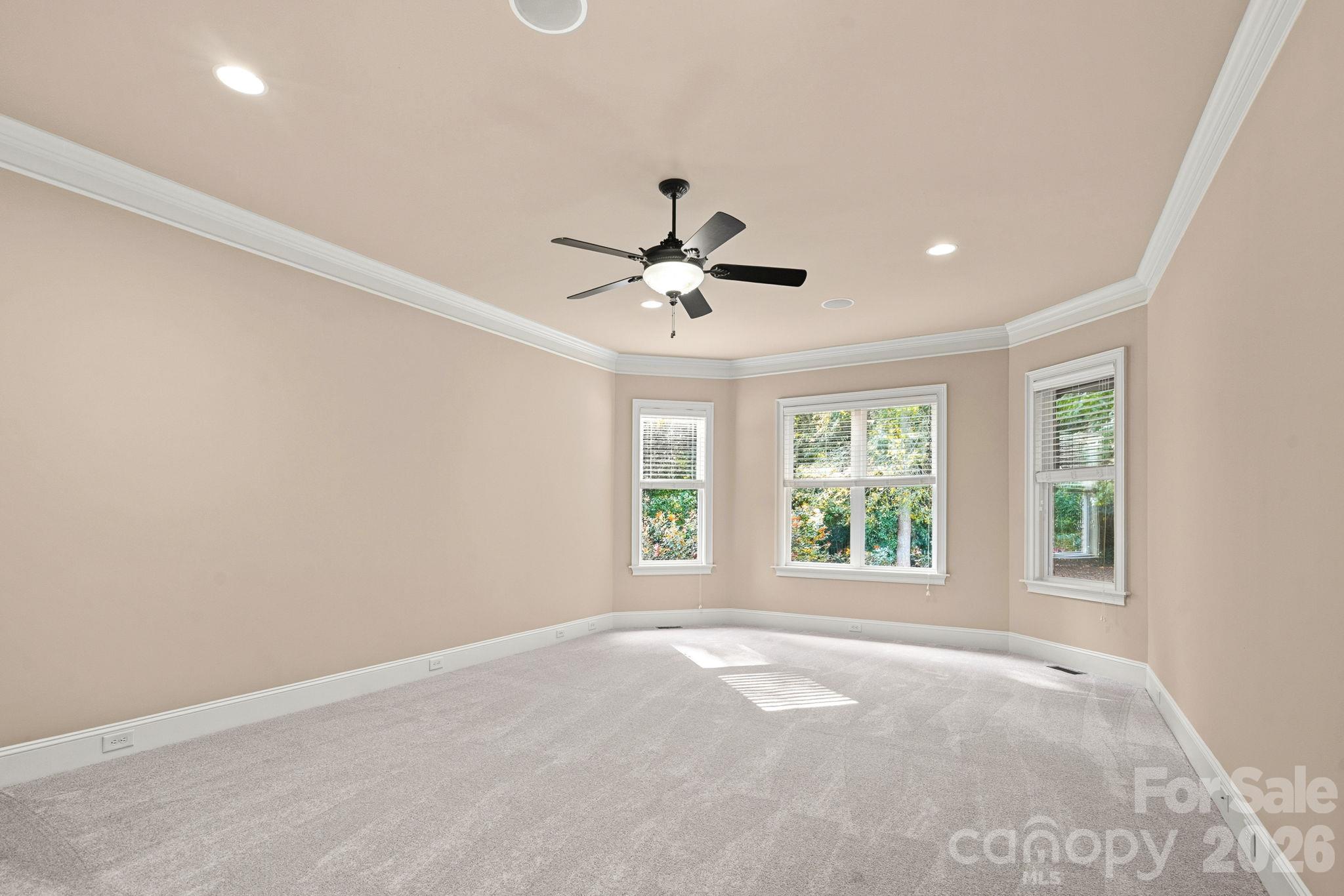 Spacious Primary Bedroom, whole house has brand new carpet. - 108 Lazenby Drive, Fort Mill