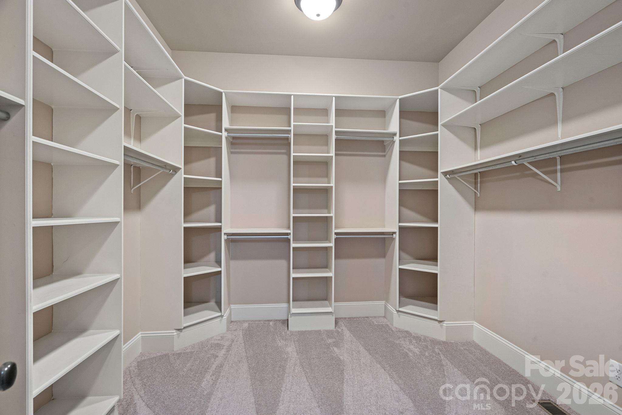 Custom Primary Closet - 108 Lazenby Drive, Fort Mill