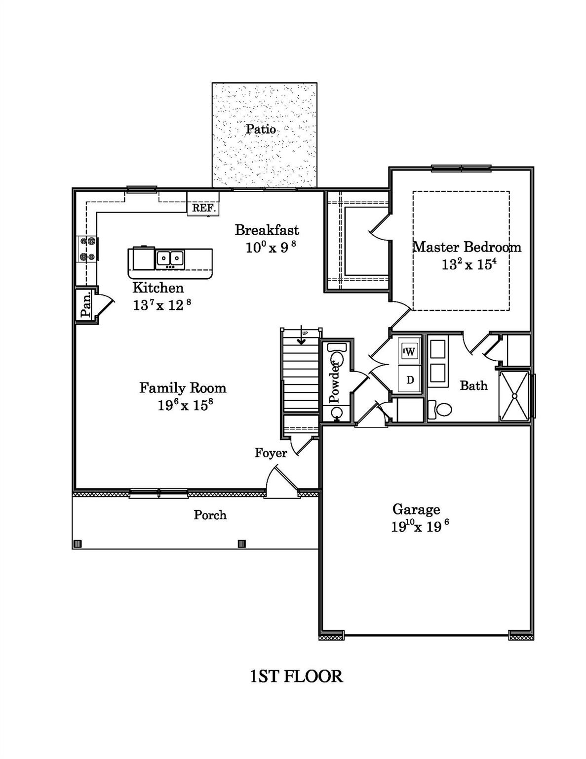 1st Floor Plan - 5415 Little Staton Road, Marshville