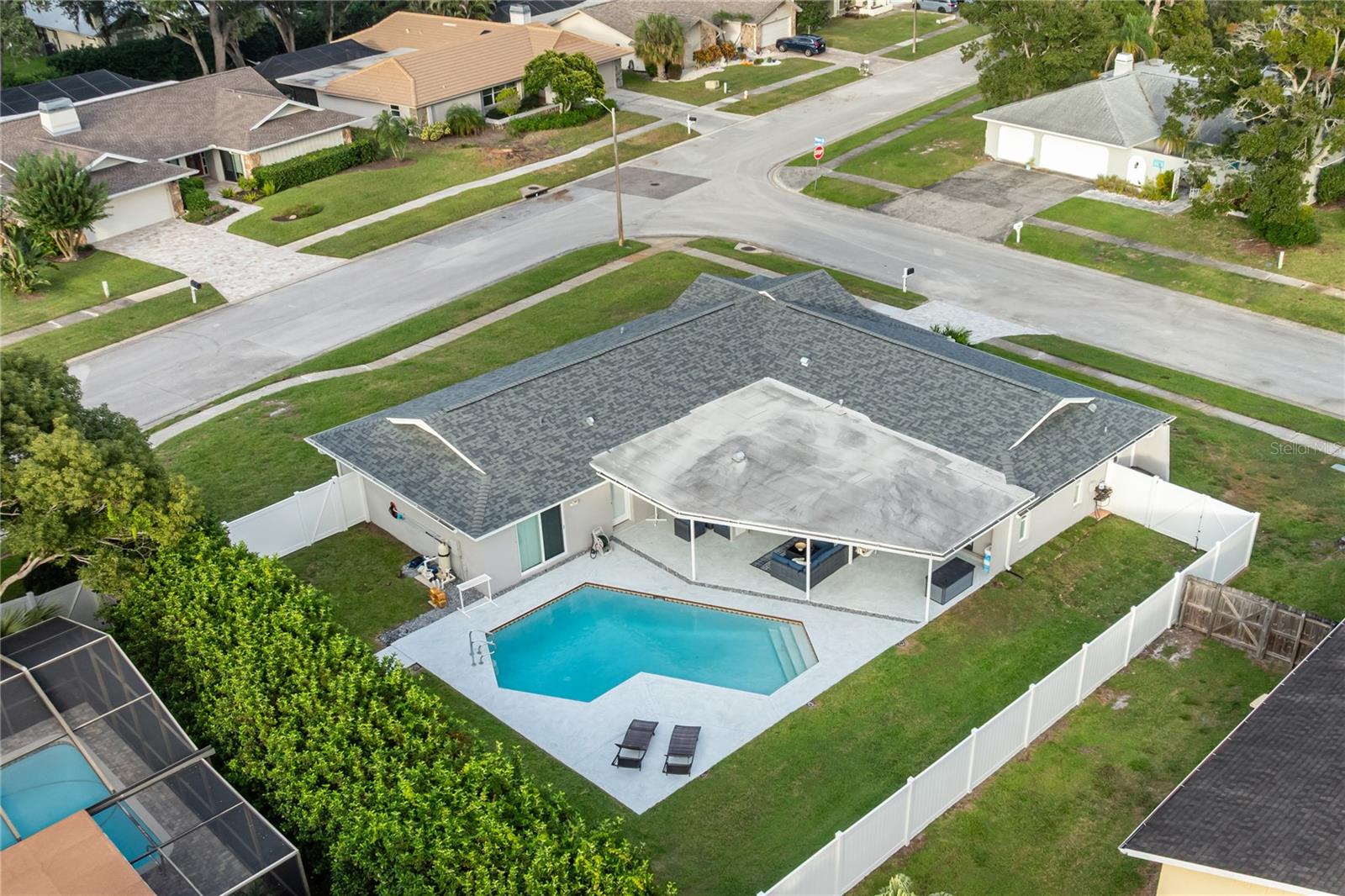 AERIAL - 3222 WESSEX WAY, CLEARWATER