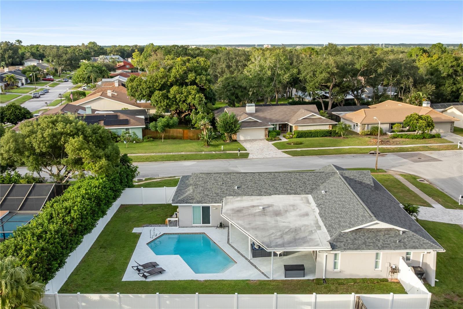 AERIAL - 3222 WESSEX WAY, CLEARWATER