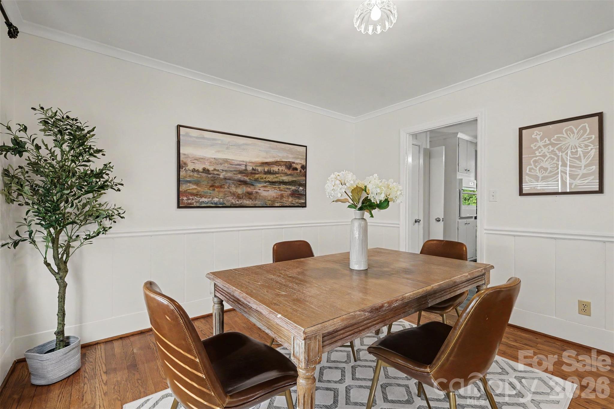 Another view of the dining room. Make it formal or casual, whatever fits your lifestyle! - 407 Pine Street, Fort Mill