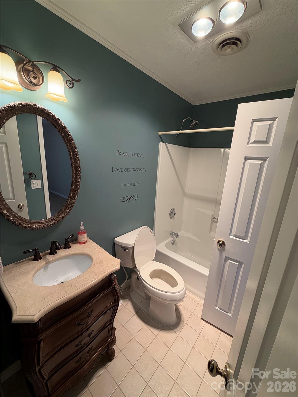 Adjoined Bathroom - 1747 Haywood Manor Road, Hendersonville