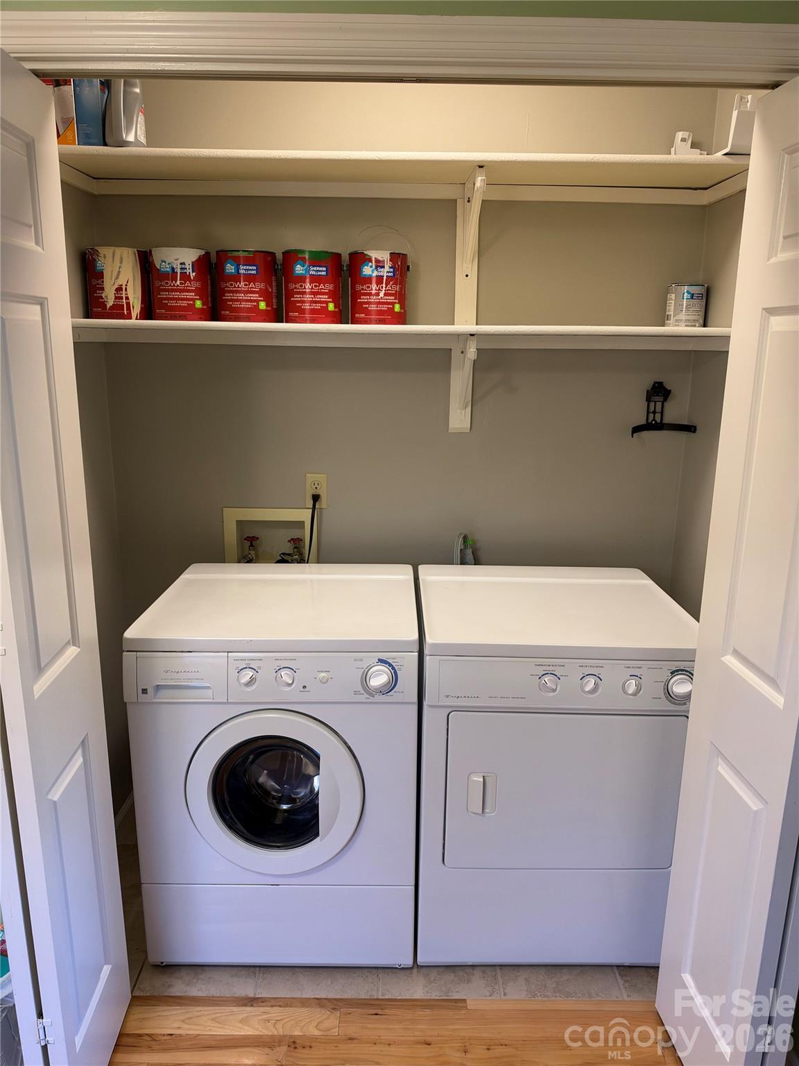 Laundry Closet - 1747 Haywood Manor Road, Hendersonville