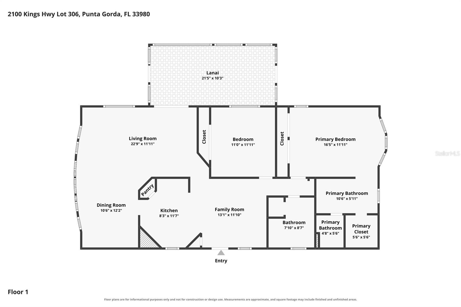 Manufactured Home at 2100 KINGS HWY #306, PORT CHARLOTTE, photo 7 of 99