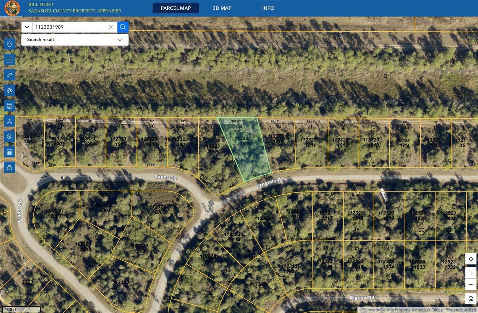 Land at Lots 9 &10 LANGLAIS DR, NORTH PORT, photo 2 of 3