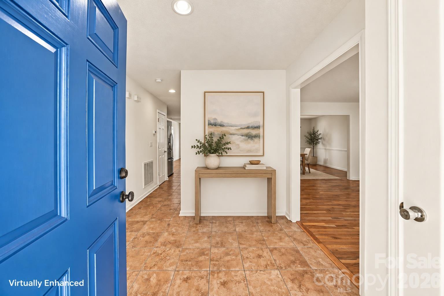 Virtually Enhanced Foyer - 9741 Bradstreet Commons Way, Charlotte