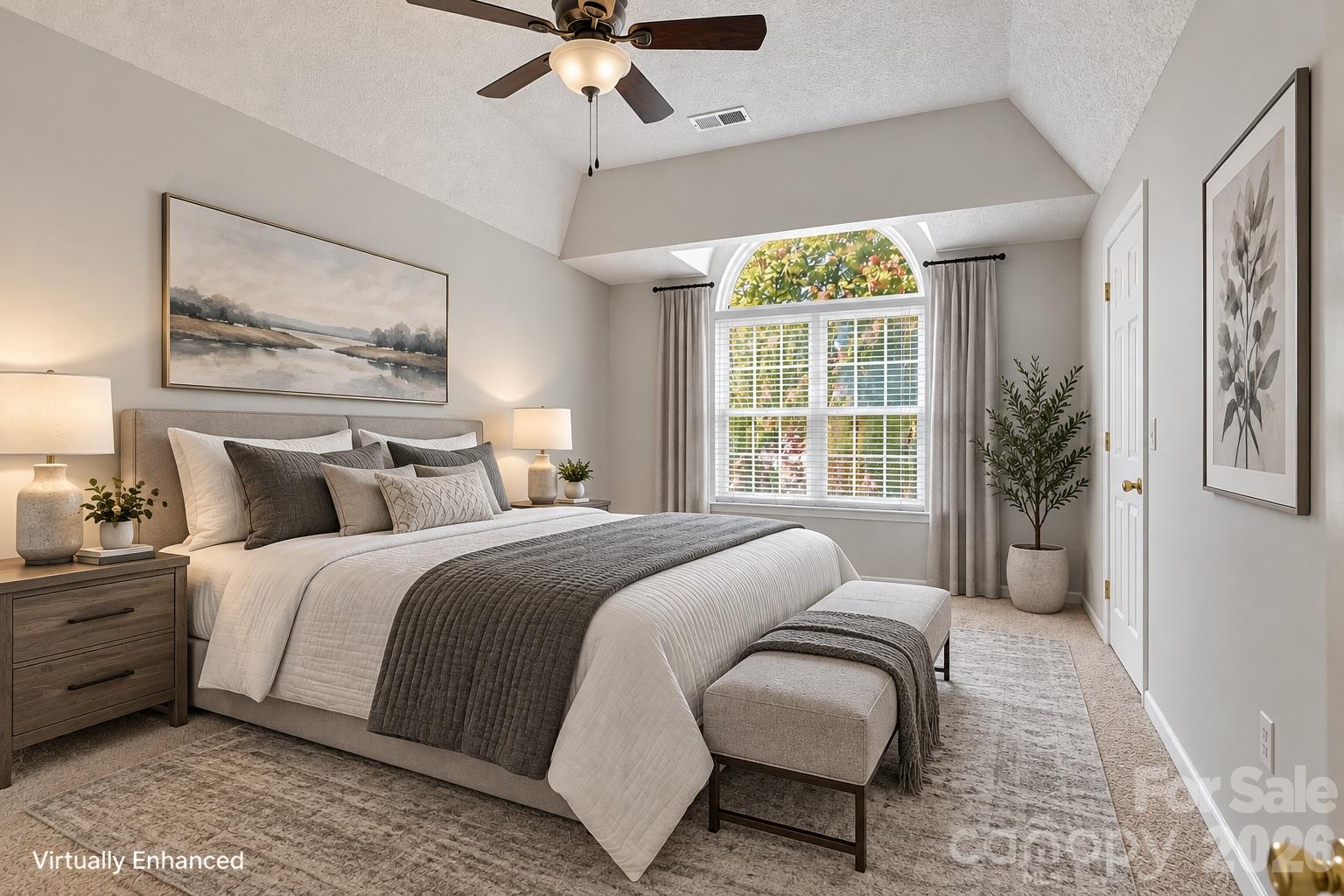 Virtually Enhanced Bedroom 3 - 9741 Bradstreet Commons Way, Charlotte