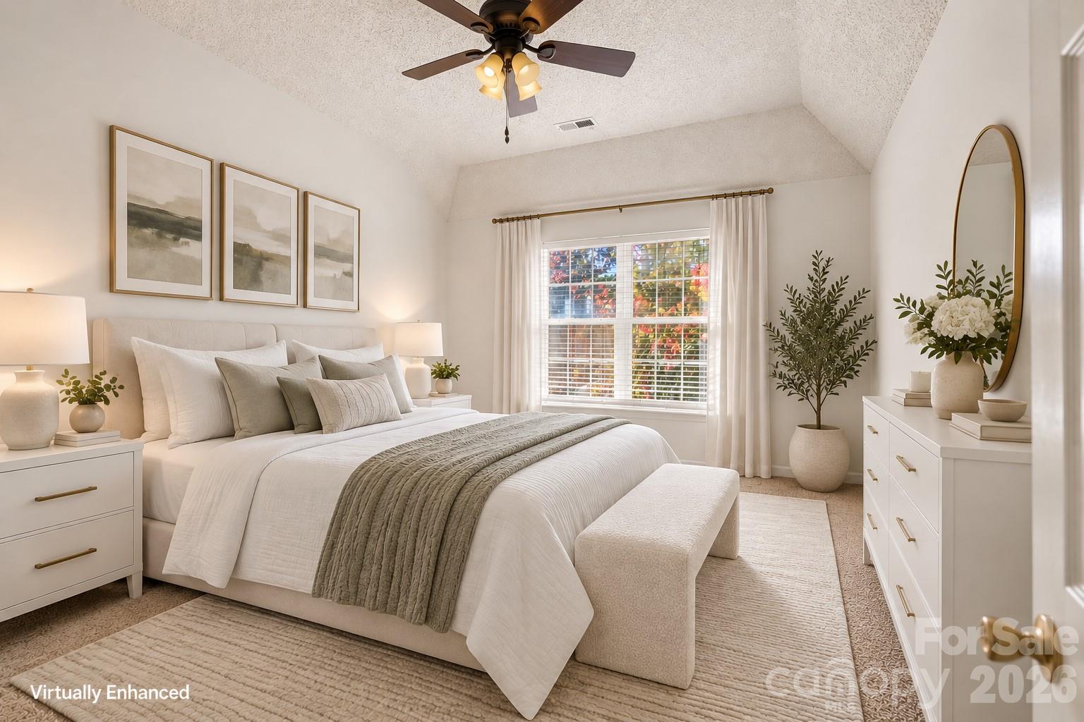 Virtually Enhanced Bedroom 4 - 9741 Bradstreet Commons Way, Charlotte