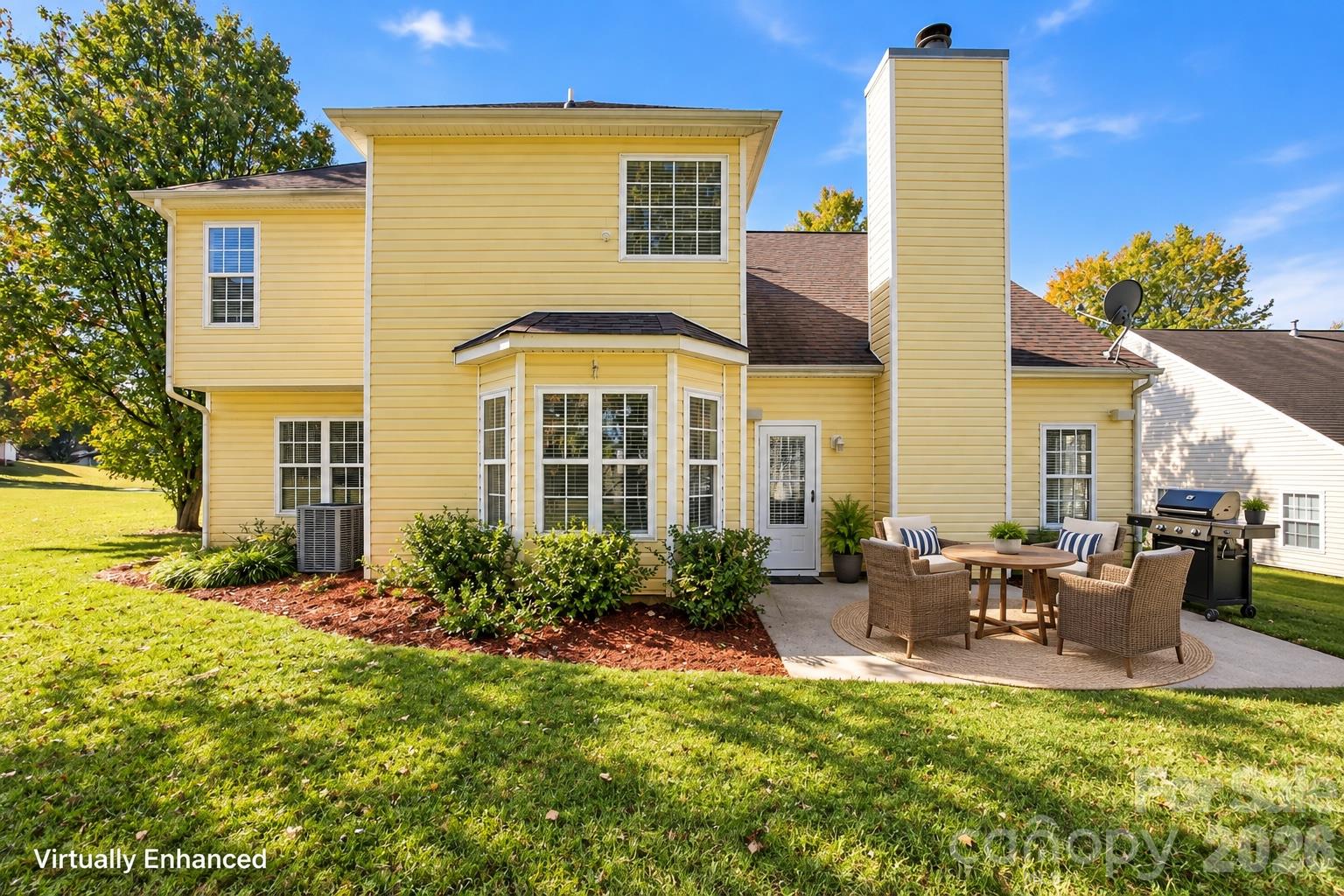 Virtually Enhanced Patio from a different view - 9741 Bradstreet Commons Way, Charlotte