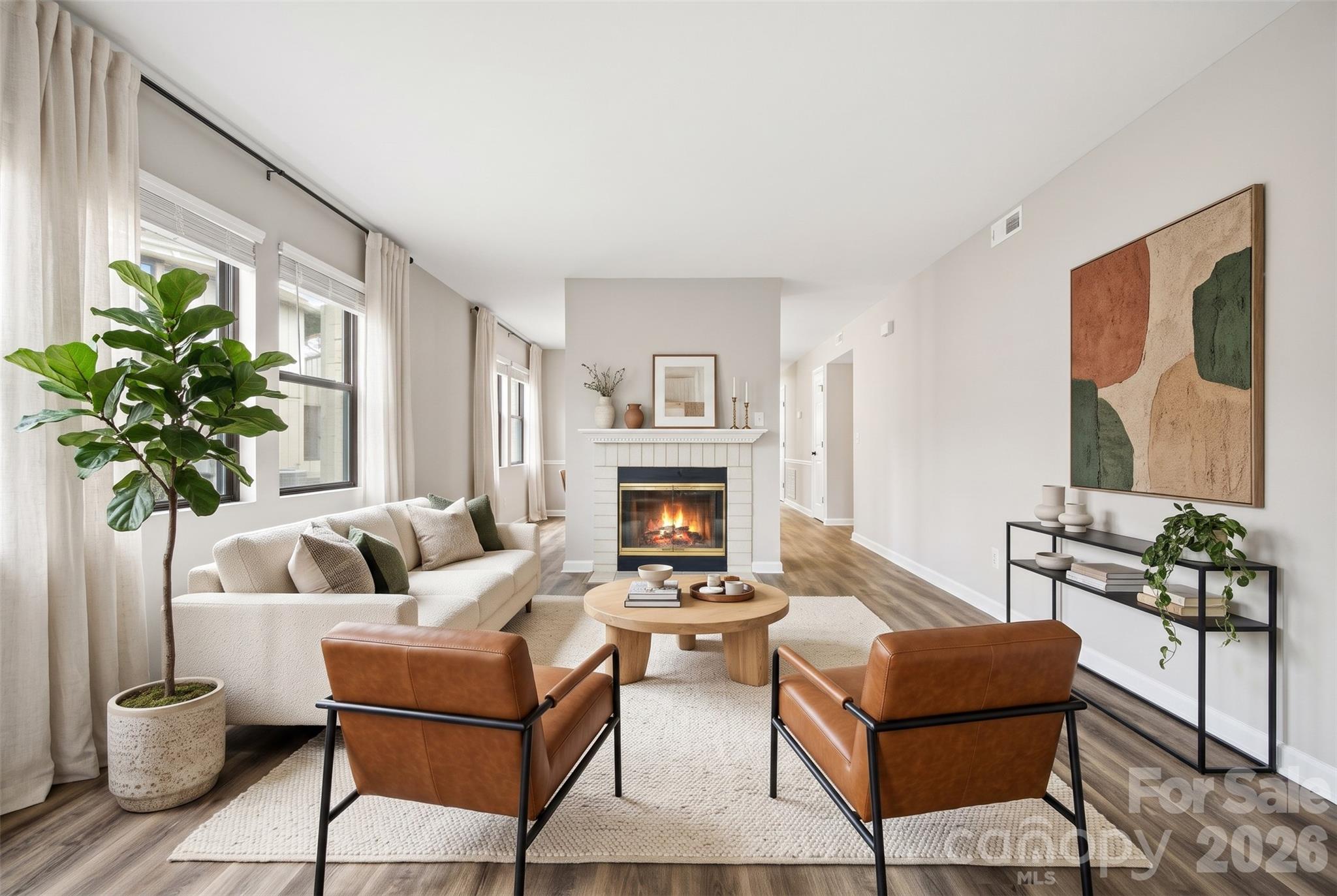 Virtually Staged - 1605 Abbey Circle, Asheville