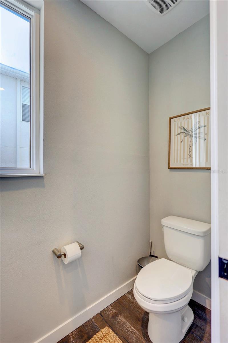 Half bath on first floor. - 349 7TH ST S, ST PETERSBURG