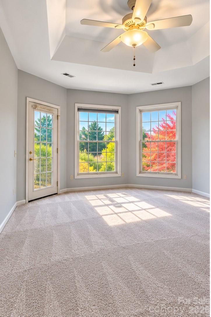 Primary Bedroom w/ Balcony Access - 17 Ashton Forest Court, Hendersonville